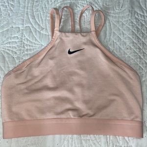Pink sports bra